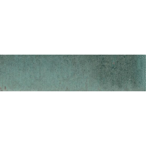 SAMPLE Ceralto Dorsena Raw Vloer- en wandtegel 6x24cm 10mm porcellanato Turquoise SW976568