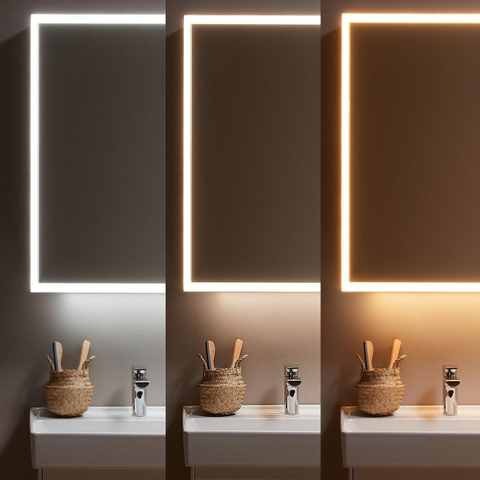 Villeroy & Boch My View Now My view spiegelkast - 130x75cm - 3 deuren - 2 contactdoos LED - zilver SW641566