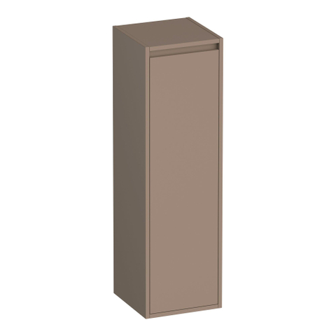 BRAUER Adore armoire de salle de bains - 120x35x35cm - avec 1 porte sans poignée droite ouvrant vers la droite mat moka SW1198201