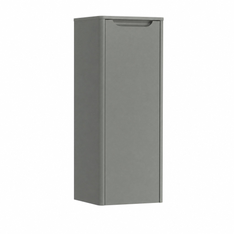 H&R badmeubelen Juice Halfhoge Kast - 40x35x100cm - met ronde hoeken - 1 deur - rechtsdraaiend - petrol mat SW875393