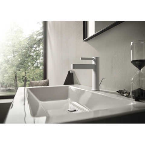 Hansgrohe Finoris Wastafelkraan - 110 PopUp - trekwaste - mat wit SW651323