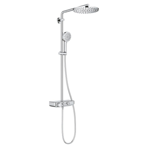 GROHE Vitalio Joy+ doucheset - 28cm - rond - thermostatisch - SmartControl - chroom SW1590098