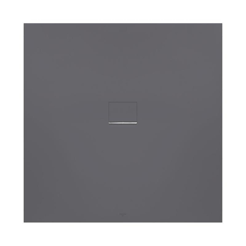 Villeroy & Boch Squaro infinity douchebak - 90x90x4cm - Anthracite (grijs) SW29378