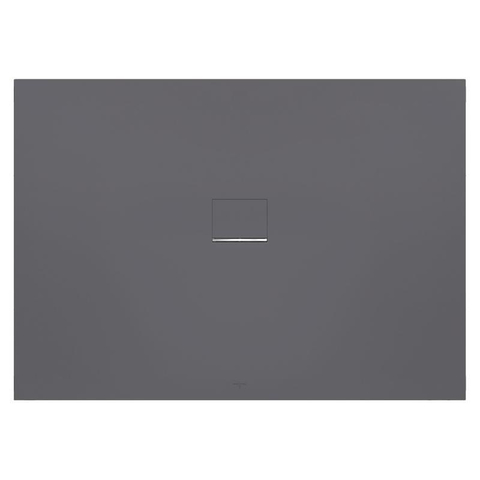 Villeroy & Boch Squaro infinity douchebak - 160x90x4cm - Anthracite (grijs) SW29358