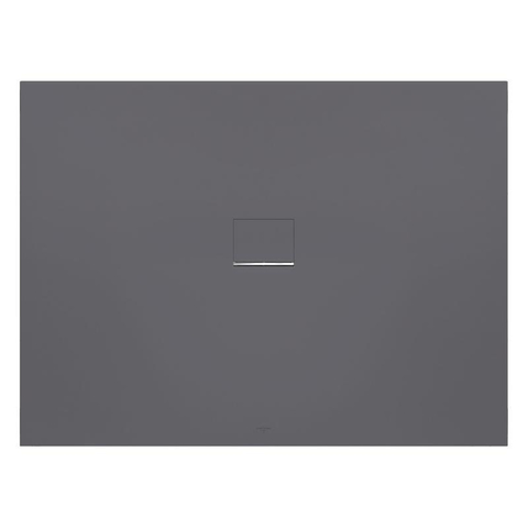 Villeroy & Boch Squaro infinity douchebak - 140x80x4cm - Anthracite (grijs) SW28764