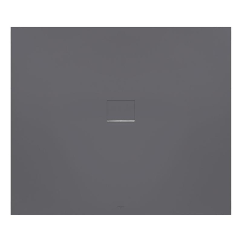 Villeroy & Boch Squaro infinity douchebak - 120x80x4cm - Anthracite (grijs) SW28724