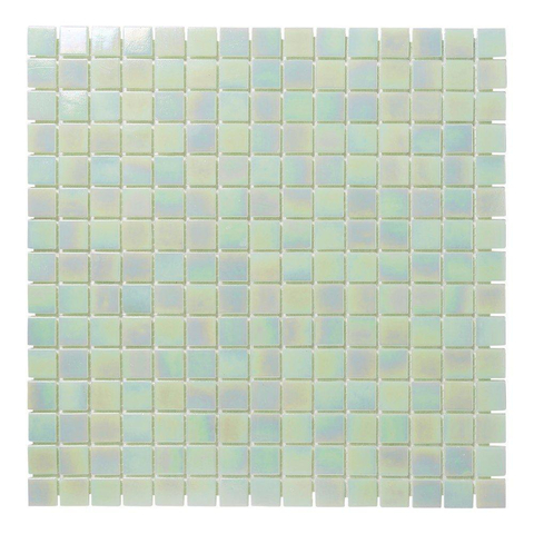 The Mosaic Factory Amsterdam mozaïektegel - 32x32cm - 4mm - vierkant - glans light green (groen) SW62155