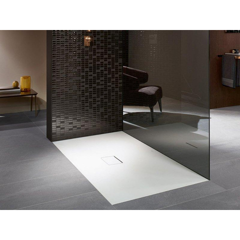 Villeroy & Boch Squaro infinity douchebak - 140x80x4cm - Anthracite (grijs) SW28764