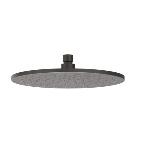 IVY Tribe Ensemble de douche pluie - encastré - symmetry - inverseur d’arrêt 2 voies - bras mural 40 cm - pomme de douche principale medium 25 cm - support avec sortie - flexible de douche 150 cm - douchette barre - RVS316 - PVD noir carbone brossé SW1032220