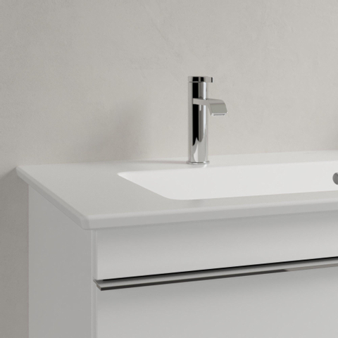 Villeroy & Boch venticello meubelwastafel - met 2 kraangaten - 120x50cm - met overloop CeramicPlus - Stone White (mat wit) SW209622