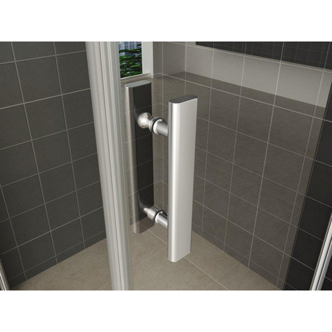 Xellanz Cerra eco nisdeur 800 x 1950 x 6 mm helder glas/chroom SW72916