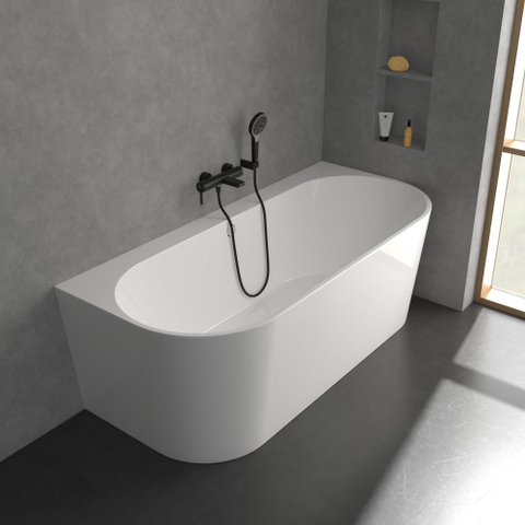 Villeroy & Boch Dawn 1 greeps badkraan - mat zwart SW974050