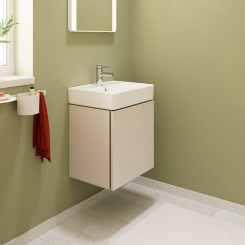 Hansgrohe Xilesa E meubelset 1la 480x380 met Xanuia wastafel 500 SandMattBeige SW1567289