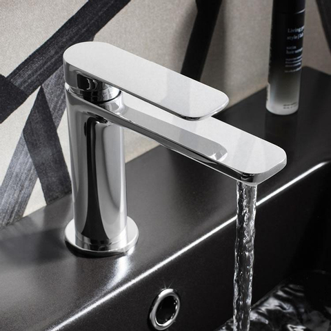 Crosswater Pier Wastafelkraan - 13.5Cm - met Uitloop - 12.5Cm - zonder Waste - hoogglans chroom SW31328