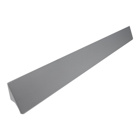 BRAUER Poignée de meuble en applique - 32cm - modèle K - matériau inox - aluminium SW333885