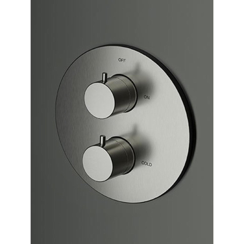 Hotbath Cobber Inbouwthermostaat - met omstel - verweerd messing verouderd goud SW75785