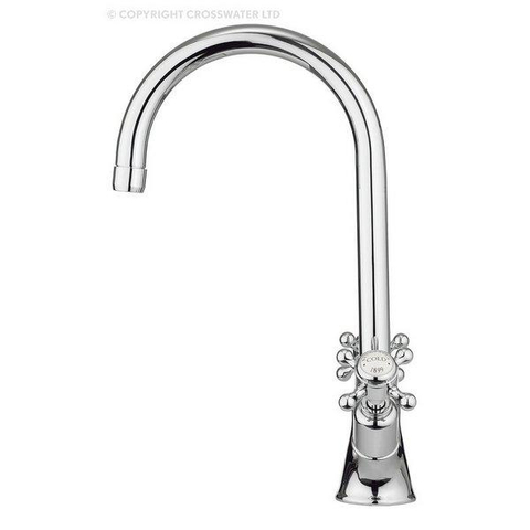 Crosswater Belgravia Keukenkraan - kruisgreep hoogglans - chroom SW24362