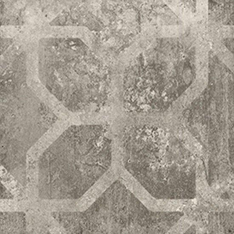 Ceralto Neroli Stone carrelage sol et mur - 14x14cm - 9mm - carré - décor - R9 - grey mat (gris) SW795698