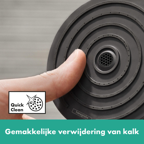 Hansgrohe Pulsify select s - select glijstangset - 3jet Relaxation - ecosmart - 10.5cm - met glijstang 65 cm - mat zwart SW651018