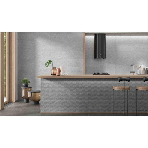 ÉCHANTILLON Ceralto Betonel Raw Carreau mural 30x60cm 8mm tesson blanc Gris SW913119