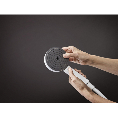 Hansgrohe Pulsify select s - select glijstangset - 3jet Relaxation - 10.5cm - met glijstang 90 cm - mat wit SW651056
