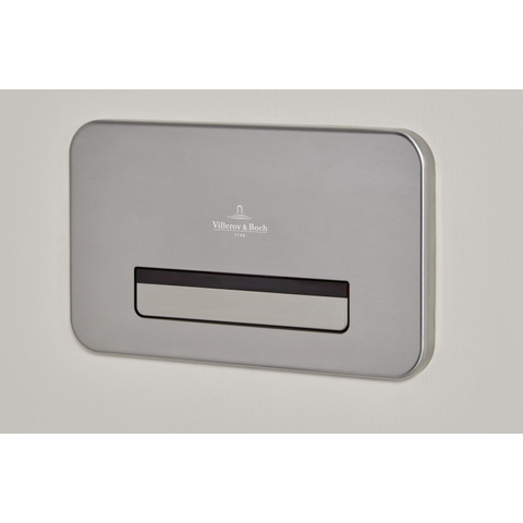 Villeroy & Boch Viconnect bedieningsplaat - 269x161mm infrarood - stainless steel (mat rvs) SW644068