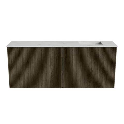 Mondiaz JOYA-DLUX 100cm toiletmeubel - kleur Shadow - Wastafel FAYE positie Rechts Zonder kraangat kleur Opalo. SW1422937