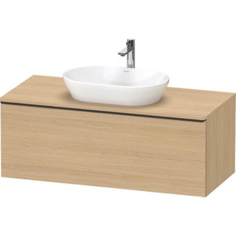Duravit D-neo Wastafelonderbouwkast - met 1 lade - inclusief consoleplaat - voor 1 wastafel midden - 120x55x45.9cm natu - mat natuur eiken (hout) SW641260