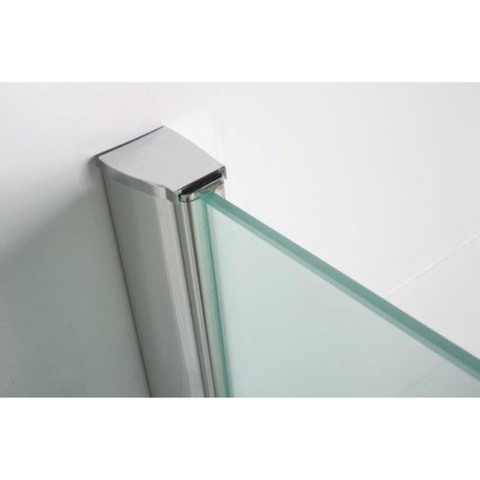 Wiesbaden Comfort Inloopdouche - 90x200cm - 10mm - nano helder glas - chroom SW10410