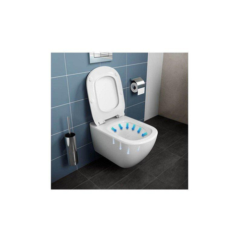 Ideal Standard Tesi wand wc keramiek Aquablade 53,5x36,5cm wit met wc zitting softclose wit SW71259