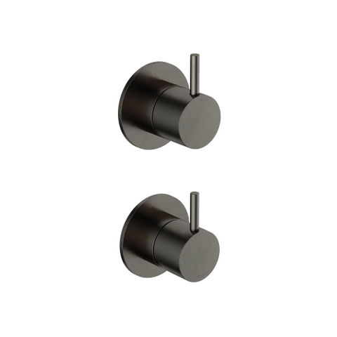Hotbath Cobber Afbouwdeel - 2-weg omstel - verouderd ijzer zwart SW1117836