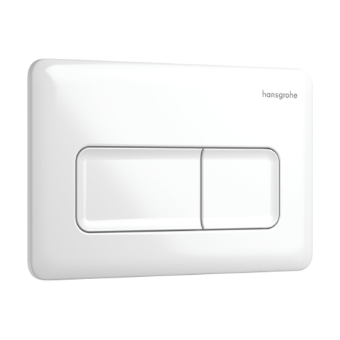 Hansgrohe IFrame Original Q Drukplaatvoor - dualflush - wit SW1406573