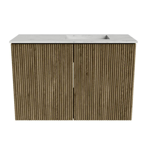 Mondiaz JOYA-DLUX 60cm toiletmeubel - kleur Dusk - Wastafel FAYE positie Rechts Zonder kraangat kleur Opalo. SW1423293