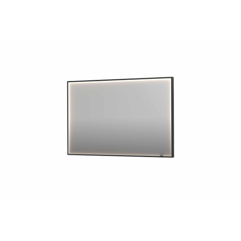 INK SP19 miroir – rectangle – 120 x 80 cm – LED directe tout autour – Metal black brossé (anthracite) SW955876