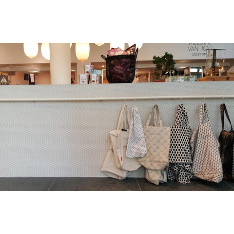 La Mosaic Factory London carreau mosaïque - 26x30cm - carrelage mural et de sol - Hexagone/Hexagone - Porcelaine Super White Mat SW654805