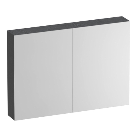 BRAUER Impress Deluxe armoire de toilette – 99 x 70 x 15 cm – Éclairage LED – Timber Grey SW1198952
