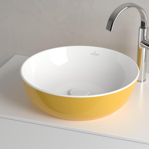Villeroy & Boch Artis opzetwastafel 43cm rond Indian summer SHOWROOMMODEL SHOW26151
