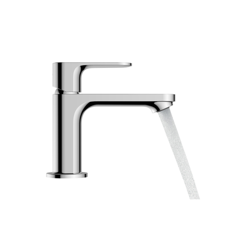 Hansgrohe Rebris s 1 greeps wastafelkraan - 80 PopUp - trekwaste - hoogglans chroom SW796360
