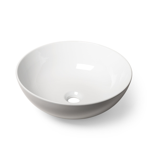 H&R Badmeubelen waskom - 39x14.5cm - keramiek wit SW87507