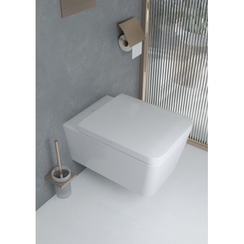 Hansgrohe AddStoris Q Closetborstelgarnituur - wandmontage - geborsteld brons SW651181