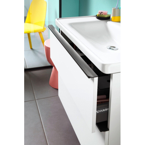 Duravit D-neo Wastafel - met kraangat - met overloop - 80x48x16.5cm - wit SW640432
