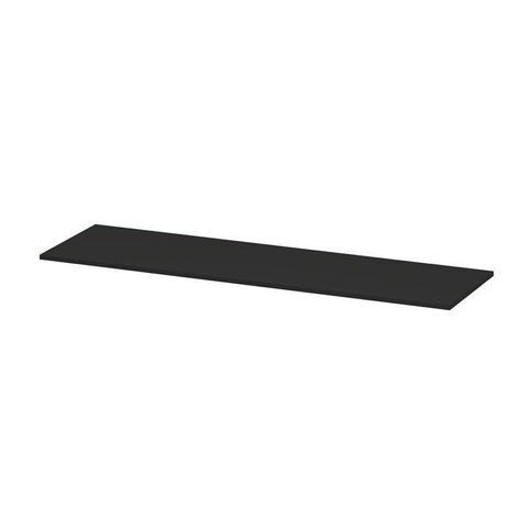 Ink topdeck 45 plaque de recouvrement 160x2x45cm pour meuble laqué noir mat SW352343