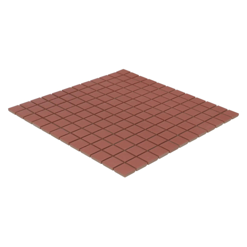The Mosaic Factory Patterns mozaïektegel - 30x30cm - 6mm - vierkant - R11 - mat terra cotta (rood) SW1604153