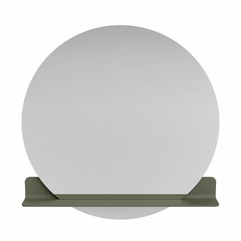 Mondiaz SPOT miroir – Ø 100 cm – avec tablette – Army (vert) SW1235489