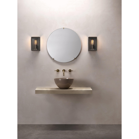 Astro Homefield 160 Wandlamp 25x16x11cm IP44 fitting E27 brons SW378001