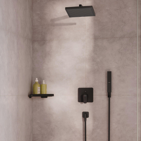 Hansgrohe Talis E inbouw badmengkraan iBox Universal 2 mat zwart SW1567333