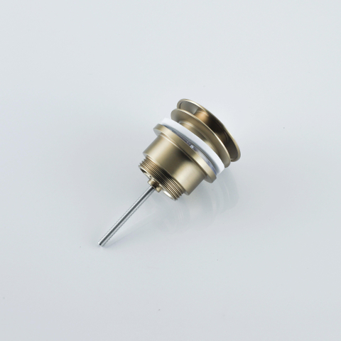 Fortifura Calvi Afvoerplug - klikwaste - Geborsteld Messing PVD (Goud) SHOWROOMMODEL SHOW26667