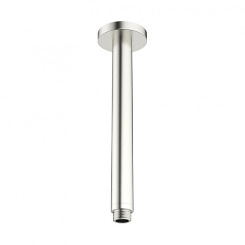 Crosswater MPRO Pro plafondarm - 20cm rond - voor plafondmontage - geborsteld RVS SW104806