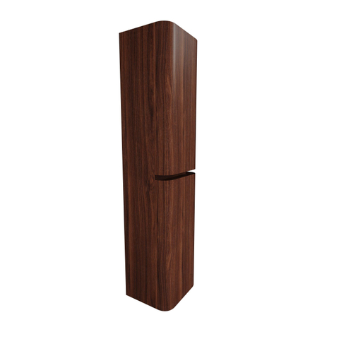 Royal Plaza Terra Armoire haute - 170x35x40cm - 2 portes - coins arrondis - châtaignier (noyer) SW1418393