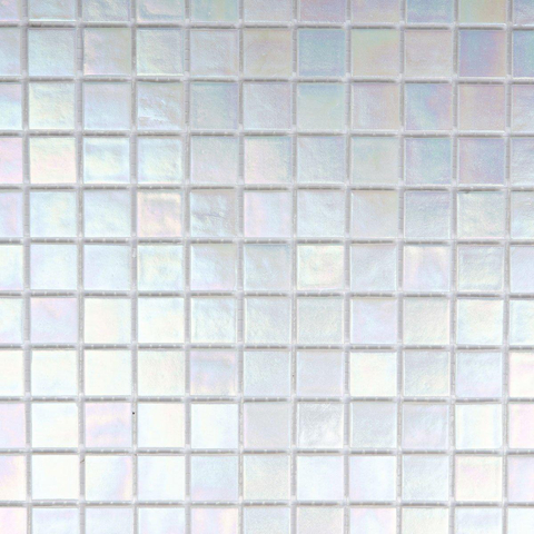 The Mosaic Factory Amsterdam mozaïektegel - 32x32cm - 4mm - vierkant - glans off wit SW62151